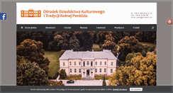 Desktop Screenshot of palac.chroberz.pl